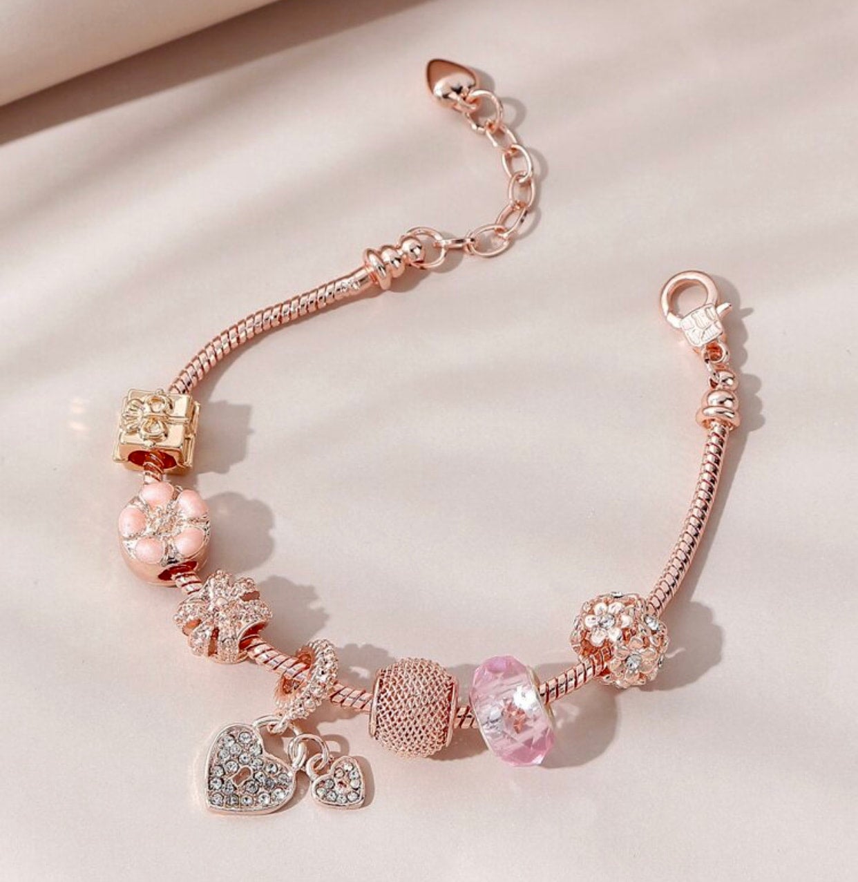 Key to My Heart Charms Bracelet